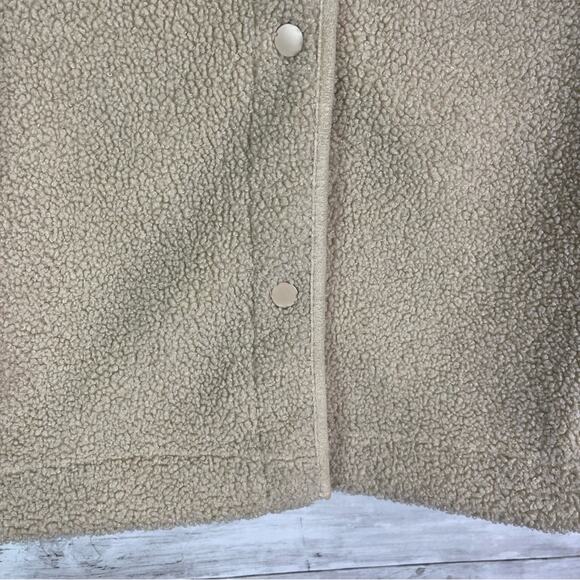 Joie Sherpa Teddy Jacket Size Small Tan - Picture 3 of 5